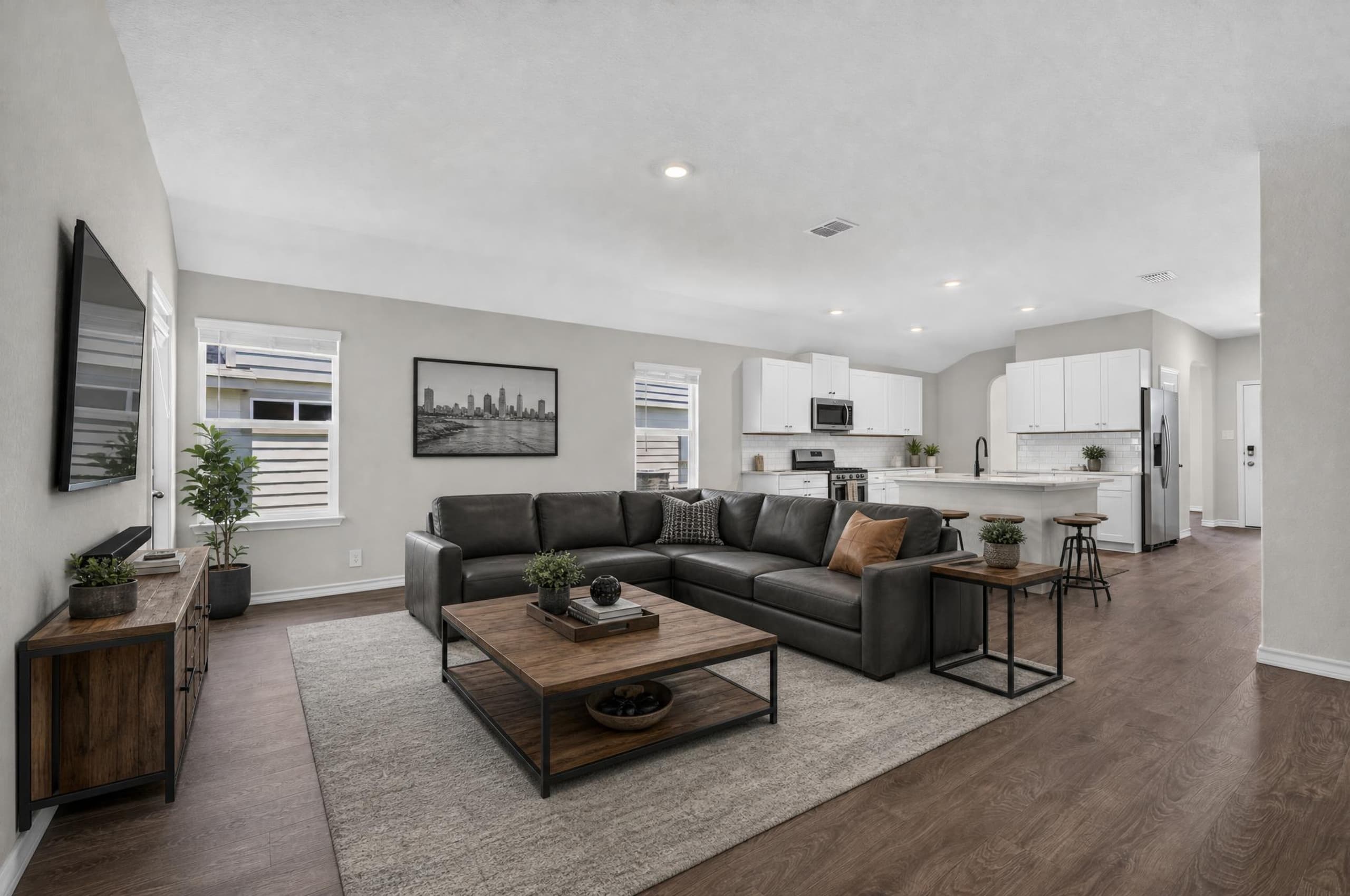 Staged Living Room