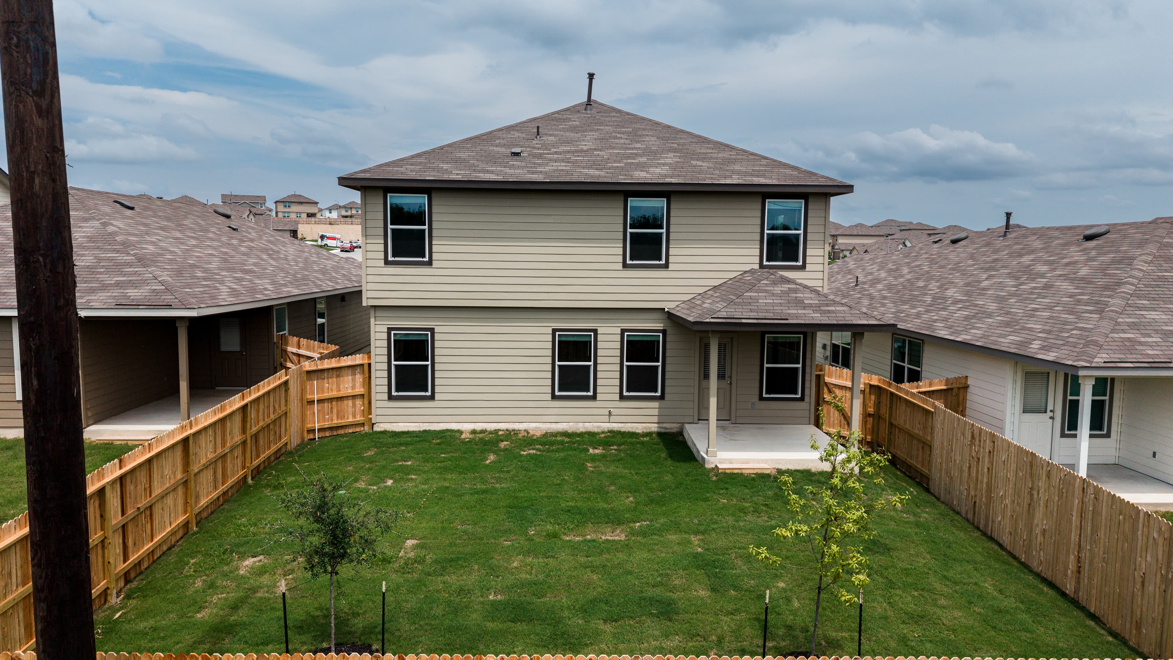 Aerial Backyard